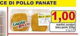 Gros Martini Cordon Bleu offerta