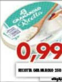 Gros Granarolo Ricotta 250 G(ml) offerta