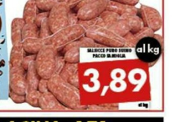 Gros Salsicce Puro Suino offerta