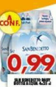 Gros San Benedetto Baby Bottle Naturale 250 G(ml) offerta