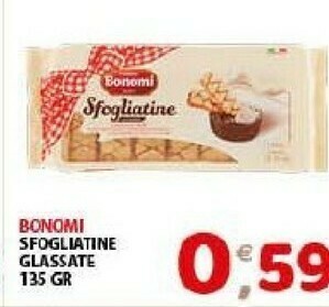 Forno bonomi Sfogliatine Glassate 135 G(ml)