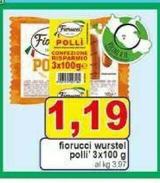 Pewex Polli Wurstel di pollo offerta