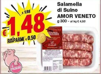 Prix Quality Amor Veneto Salamella di Suino 300g offerta