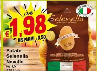 Prix Quality Novelle Selenella Patate 1,5kg offerta