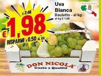 Prix Quality Uva Bianca offerta