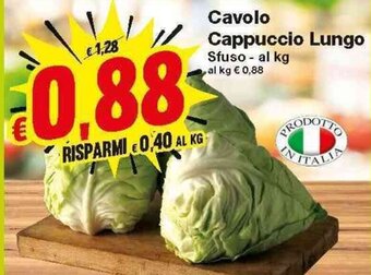 Prix Quality Cavolo Cappuccio Lungo offerta