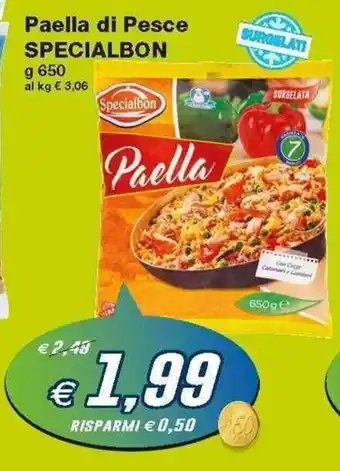 Prix Quality Specialbon Paella di Pesce 650g offerta