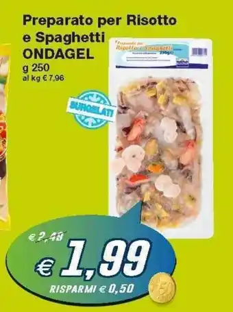 Prix Quality Ondagel Preparato per Risotto e Spaghetti 250g offerta