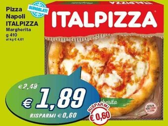 Prix Quality Italpizza Pizza Napoli 410g offerta
