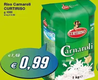 Prix Quality Curtiriso Riso Carnaroli 1000g offerta