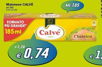 Prix Quality Calvè Maionese 185ml offerta