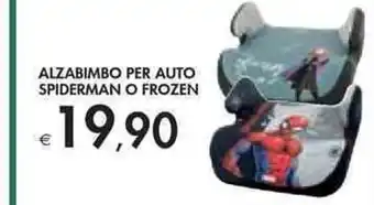 Bennet Spiderman O Frozen Alzabimbo Per Auto offerta