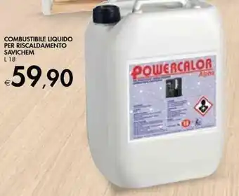 Bennet Combustibile Liquido Per Riscaldamento Savichem 18 L offerta