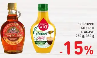 Conad D'Agave Sciroppo D'Acero/ 250 g. 350 g offerta