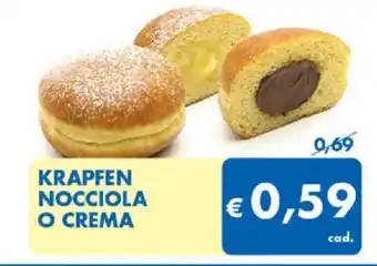 MD Discount Krapfen Nocciola O Crema offerta