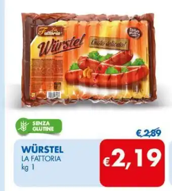 MD Discount Würstel La Fattoria 1 kg offerta