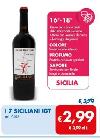 MD Discount l 7 Siciliani IGT 750 ml offerta