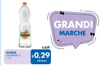 MD Discount Acqua Gaudianello 1,5 L offerta