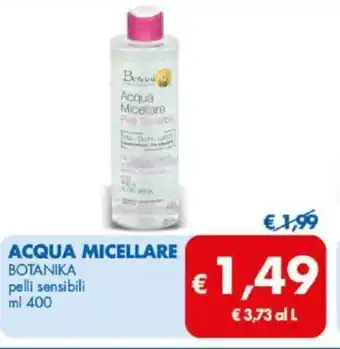 MD Discount Acqua Micellare Botanika pelli sensibili 400 ml offerta