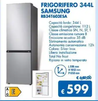 MD Discount Samsung Frigorifero 344L RB34T603ESA offerta