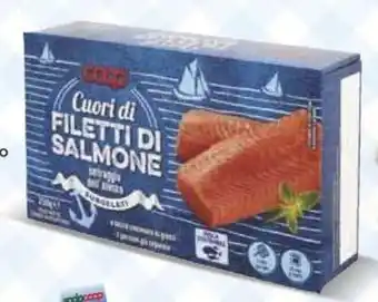 Coop Cuori di Filetti si Salmone Selvaggio D'Alaska surgelati 250 g offerta