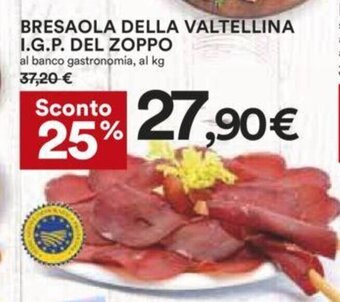 Coop Bresaola Della Valtellina I.G.P. Del Zoppo offerta