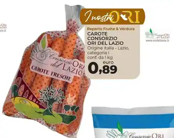 Conad Consorzio Ori Del Lazio Carote 1 kg offerta