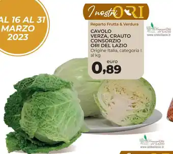 Consorzio Ori Del Lazio Cavolo Verza, Crauto