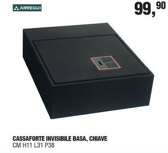 Arregui Cassaforte Invisibile Basa, Chiave