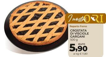 Conad Crostata di Vìsciole Gargani 500 g offerta