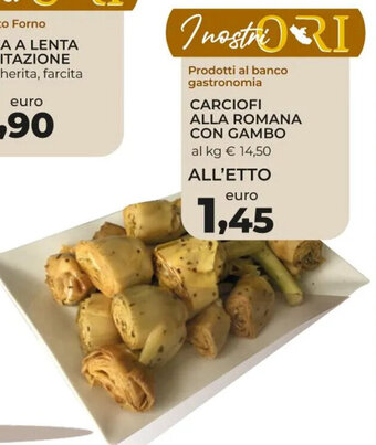 Conad Carciofi Alla Romana con Gambo offerta