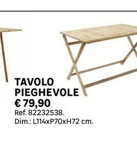 Leroy Merlin Tavolo Pieghevole offerta
