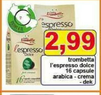 Gros L'espresso Cialde caffè offerta