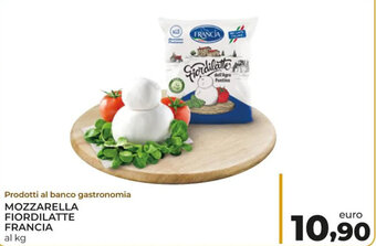 Conad Mozzarella Fiordilatte Francia offerta
