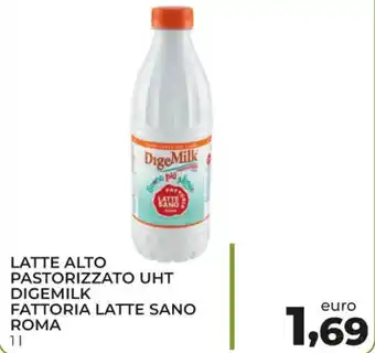 Conad Fattoria Latte Sano Roma Latte Alto Pastorizzato UHT Digemilk 1l offerta