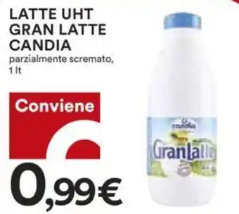 Coop Gran Latte Candia Latte UHT parzialmente scremato 1 lt offerta