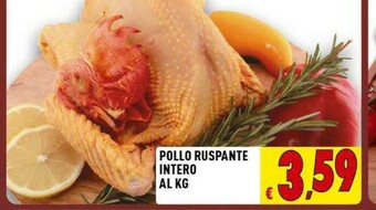 Iper Triscount Pollo Ruspante Intero offerta