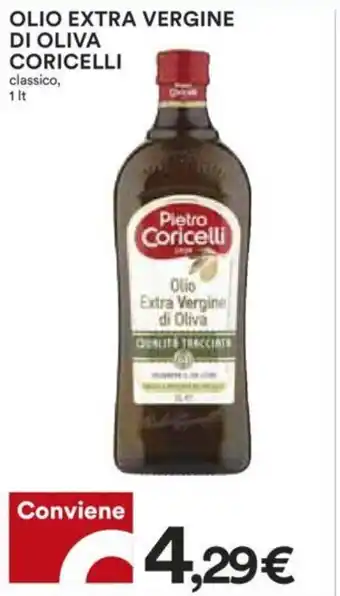 Coop Coricelli Olio Extra Vergine di Oliva classico 1 lt offerta