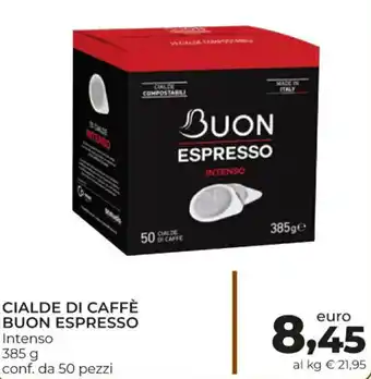 Conad Buon Espresso Cialde di Caffè Intenso 385 g conf. da 50 pezzi offerta