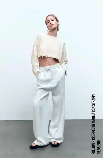 Pullover cropped