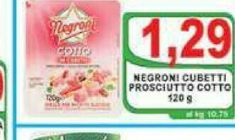 Gros Negroni Prosciutto cotto offerta