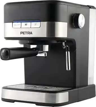 Amazon Petra pt4623vdeeu7 macchina da caffè espresso pro, cafetera electrica, per 1 o 2 caffè, cappuccino e latte, pompa da 15 ba... offerta