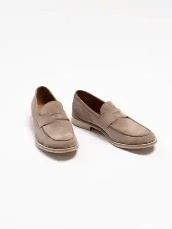 Mocassini uomo in pelle scamosciata