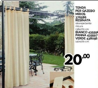 Orizzonte Tenda Per Gazebo Miros offerta