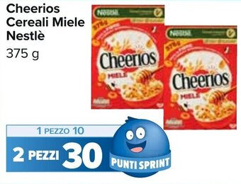 Carrefour Nestlè Cheerios Cereali Miele 375 g offerta