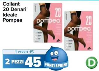 Carrefour Pompea Collant 20 Denari Ideale offerta