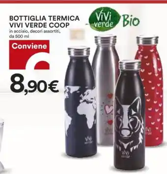 Coop Bottiglia Termica Vivi Verde Coop da 500 ml offerta