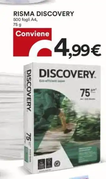 Risma Discovery 500 fogli A4, 75 g