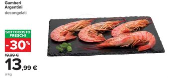 Carrefour Gamberi Argentini decongelati offerta