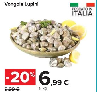 Carrefour Vongole Lupini offerta